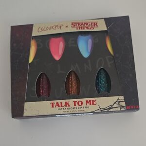 ColourPop x Stranger Things Talk To Me Lip Trio